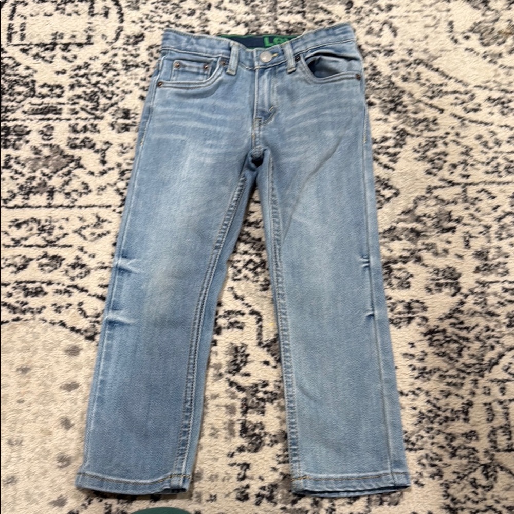 Levi's Blue Straight Leg Jeans Classic Fit